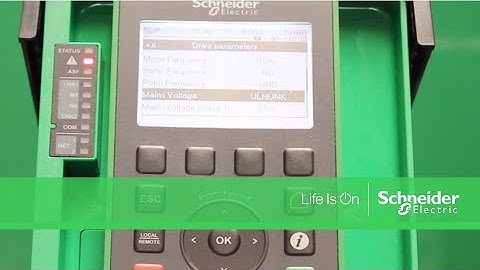 Understanding the NLP Status on Altivar Process Drives | Schneider Electric