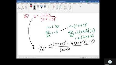 The Quotient Rule  (Part 2)