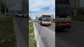 TTC Orion VII NG HEV #1361 on Line 5 Eglinton Shuttle Bus