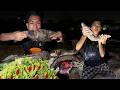 Fishing at Night, Grilling by Fire – Survival Natural​