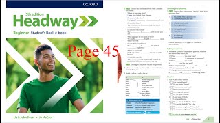 Headway Beginner 5th Unit 5 Page 45