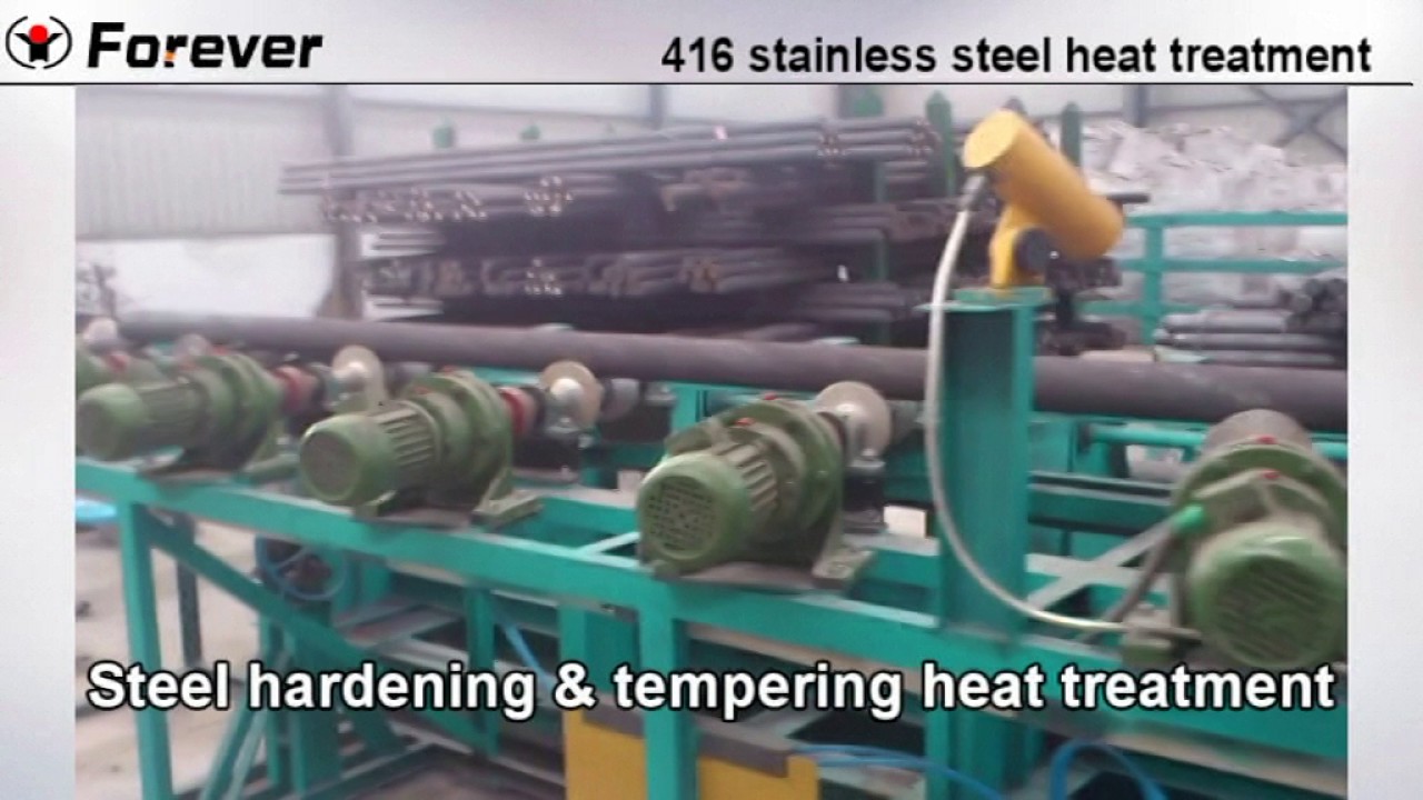 416 stainless steel heat treatment YouTube