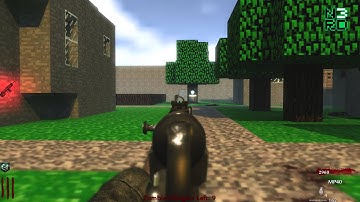 CoD WaW: Custom Zombie Map Minecraft Village SOLO part 1 (PC) ᴴᴰ