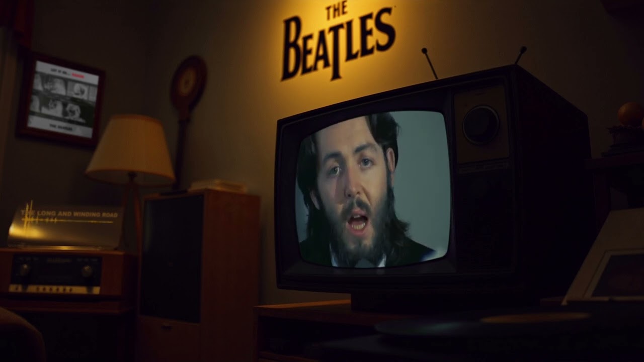 The Beatles - The Long and Winding Road (Music Video) - Let