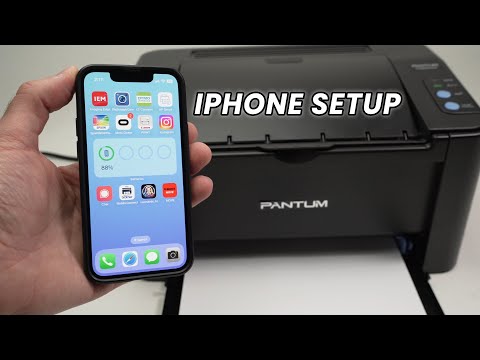 How to Setup iPhone With Pantum P2500W & P2502W Printer