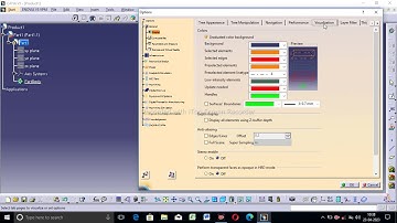 CATIA V5  BACKGROUND COLOR CHANGE SETTING