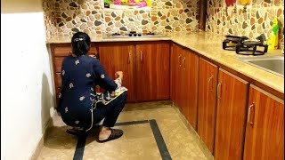 kitchen cleaning routine | desi cleaning vlog | Nashta ke bad kitchen ko deep clean keya