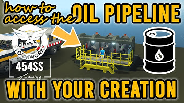 How to use the OIL PIPELINE in YOUR Stormworks Build!