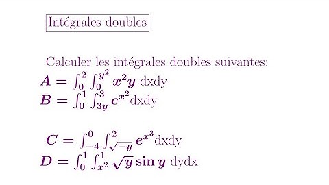 Université : Intégrale double #calculus #integration #integrales #doubleintegrals