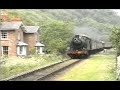 Railway across the moors   north yorkshire