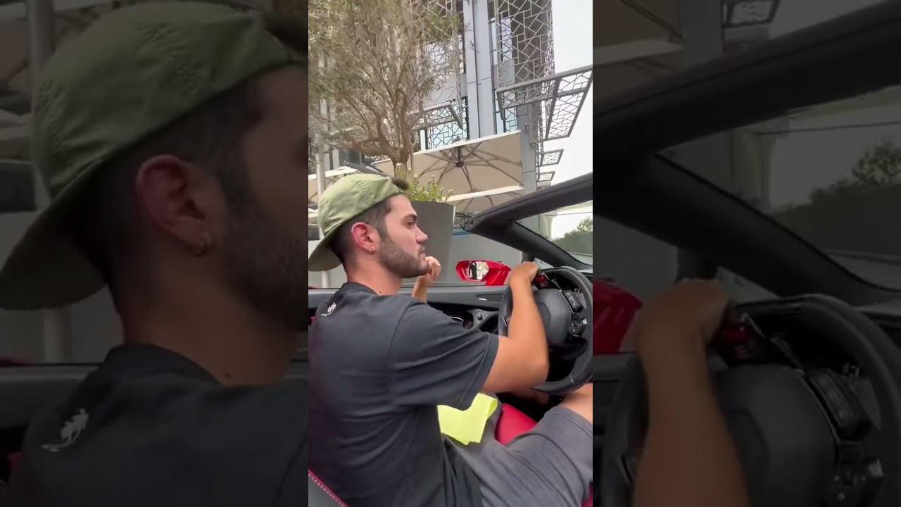 Como é alugar uma Lamborghini em Dubai? #shorts #fy