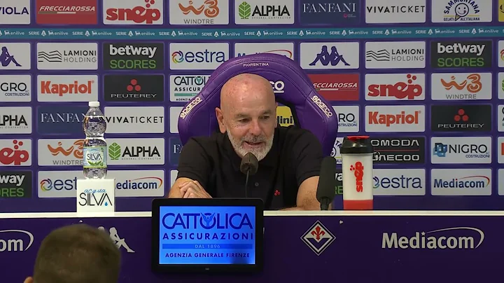 Conferenza stampa di mister Pioli dopo Fiorentina - Roma