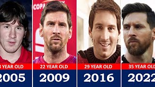 Lionel Messi Age Evolution From 1987 TO 2026