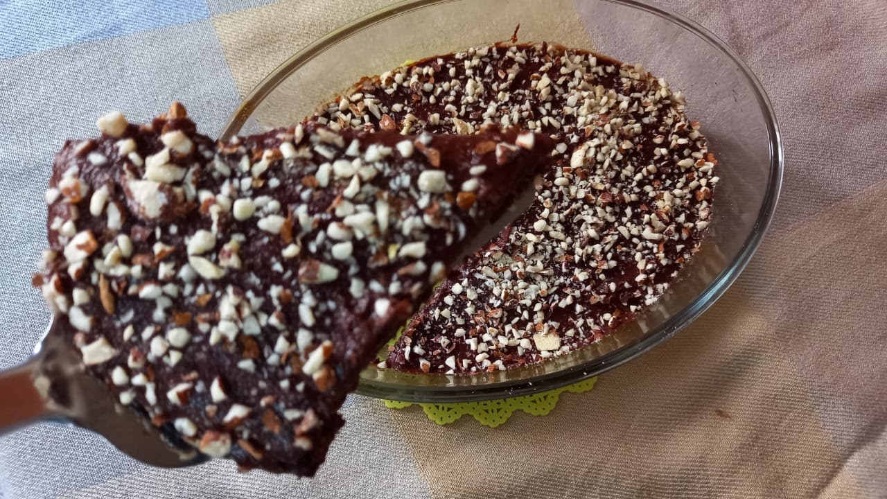 كيكة صحية بدون غلوتين مناسبة للدايت ما فيها لا دقيق لا شوفان لا حليب تاكلي منها كمية كبيرة و متندميش