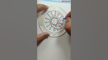 Colourful Spirograph Drawing #shorts #spirograph #viral