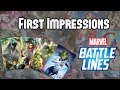 Marvel Battle Lines First Impressions