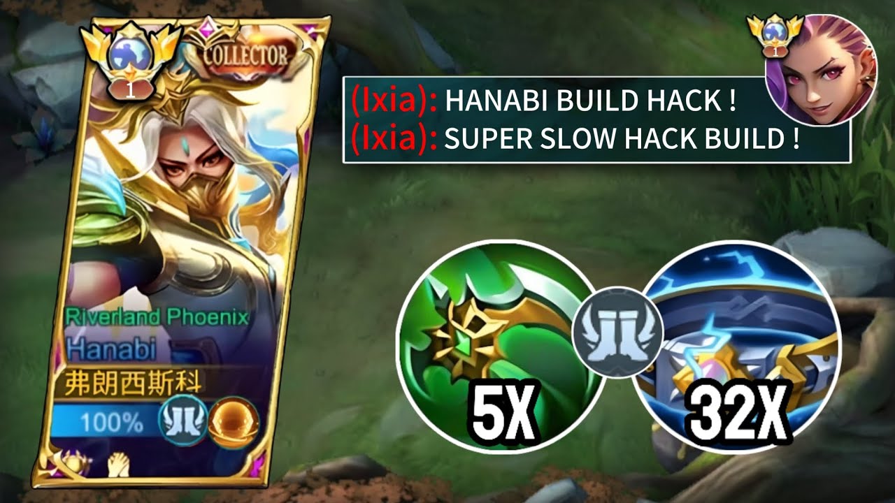 HANABI SUPER SLOW HACK BUILD FOR 2024, BROKEN BUILD SUPER SLOW, PERFECT ...