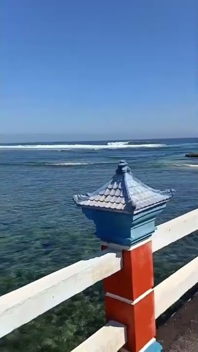 Pantaimya Sepiii Kayak milik pribadi!!Pantai Jembatan Panjang #pantaimalangselatan  #shorts