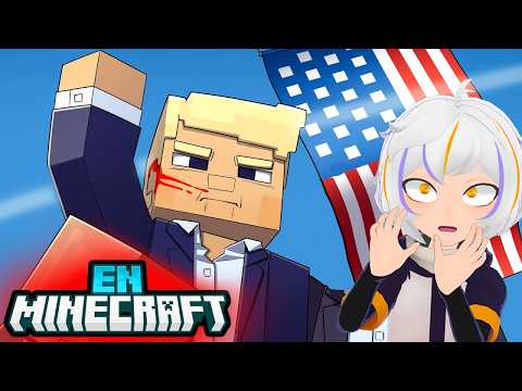 🌎 D1sparo de Donald Trump explicado EN MINECRAFT | ChuyMine REACCIONA a Bobicraft