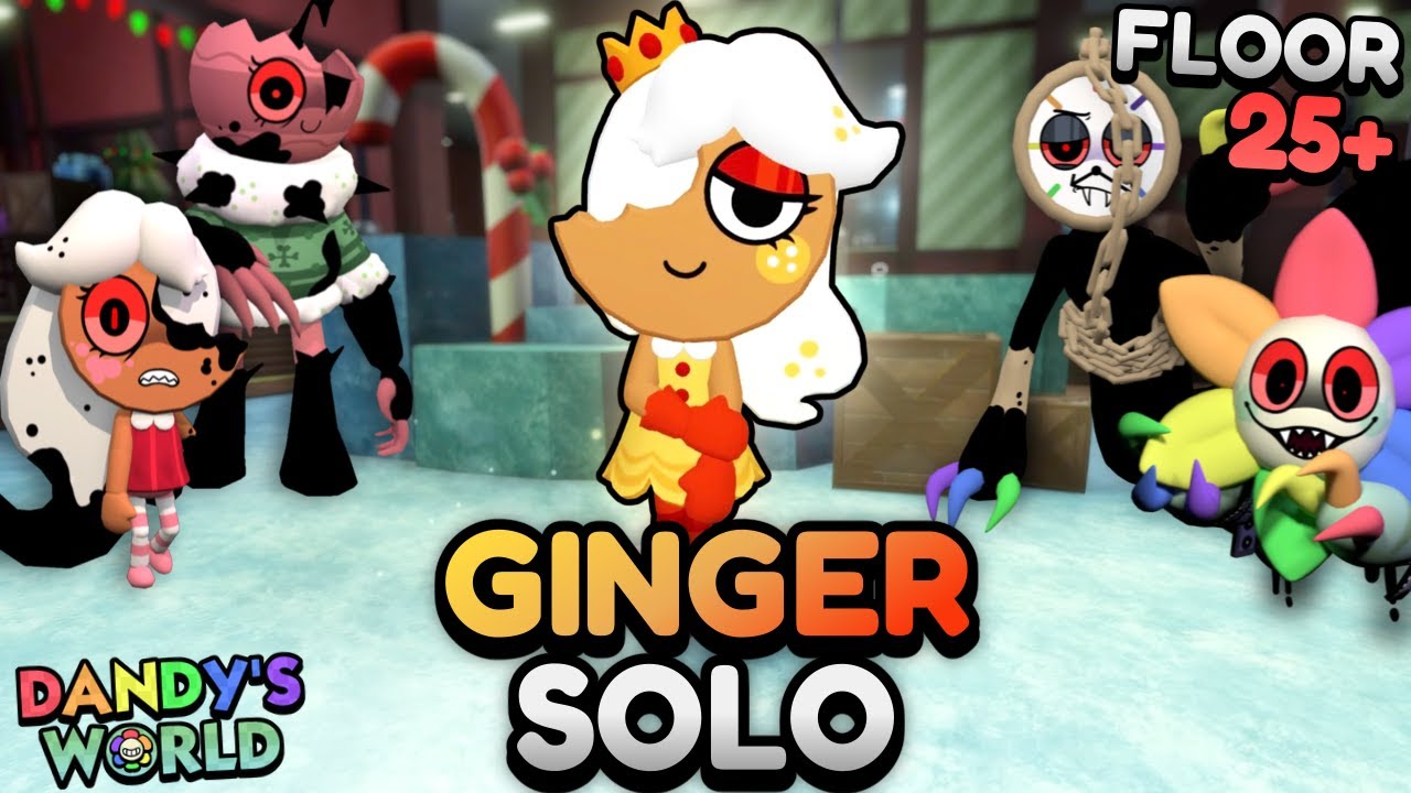 GOLDEN GINGER SOLO RUN (FLOOR 25+) | DANDY'S WORLD