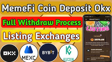 Memefi Deposit Okx Exchange | Memefi Live Withdraw Process | Memefi Telegram bot Claim | Memfi token