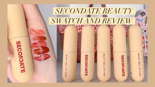 SECONDATE BEAUTY SWATCH AND REVIEW