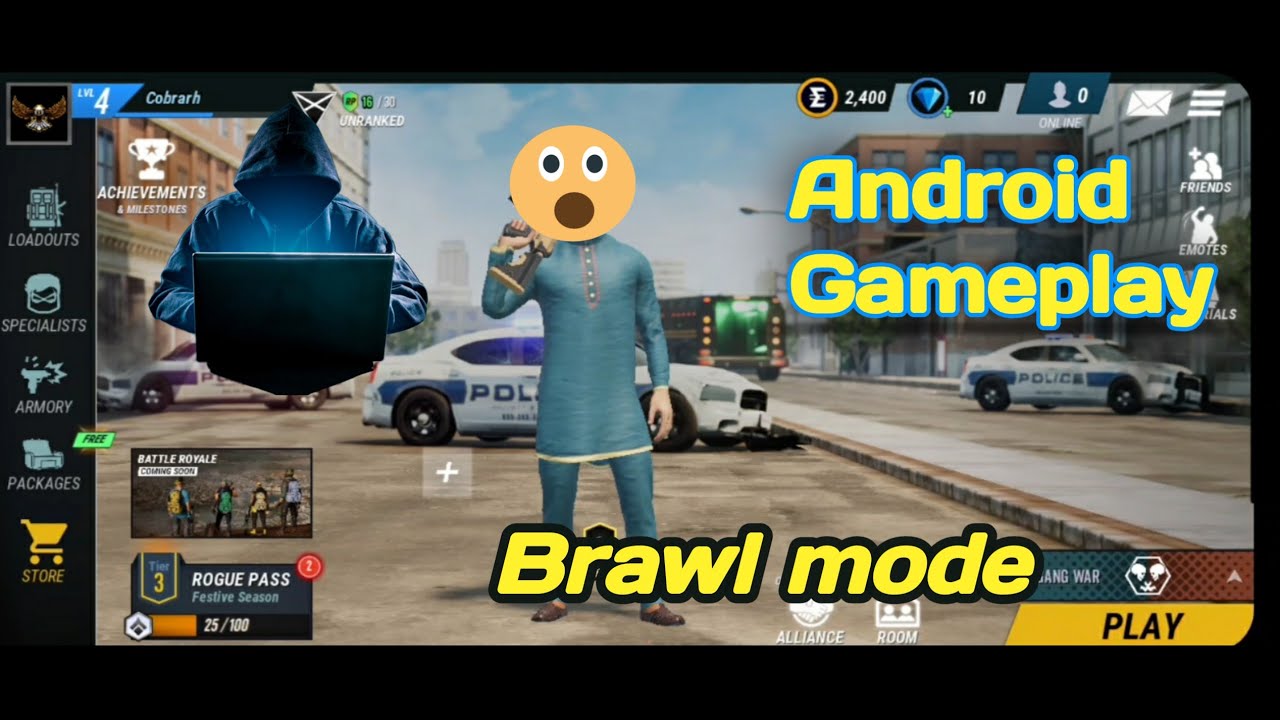 Playing Brawl mode first time in rogue heist (India's game) ||AS Gaming YT