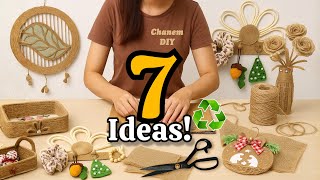 видео: 7 DIY с Джутом, Мешковиной и Картоном 🌿 Уютный Ручной Декор картинка: 7 DIY с Джутом, Мешковиной и Картоном 🌿 Уютный Ручной Декор