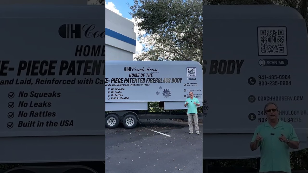 Tampa RV SuperShow 2026 | Coach House RV Platinum Models & One-Piece Fiberglass Body