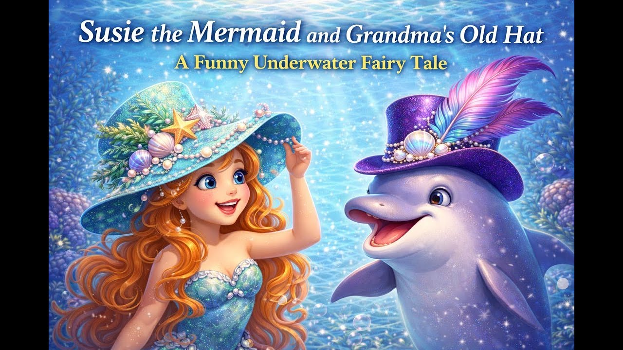 Susie the Mermaid and Grandma’s Old Hat | A Funny Underwater Fairy Tale