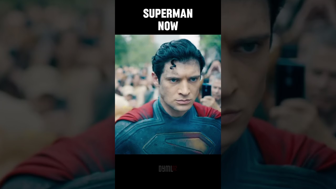 Superman | Then & Now #superman #shorts