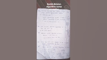 euclid division algorithm#maths #class10 #mathematicz