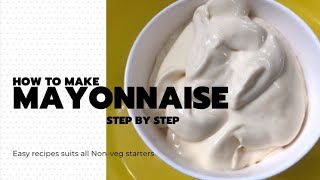 How to make Mayonnaise in mixie | Mayonnaise recipe in Tamil | Mayonnaise Sauce