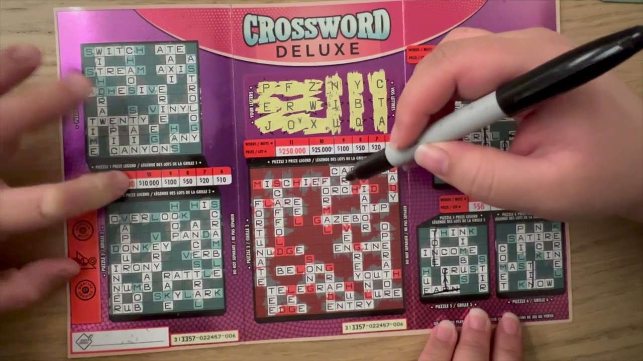 OLG LOTTERY CROSSWORD 2025 FINAL WIN | Ontario🇨🇦 Lottery | 🎊WIN🎊