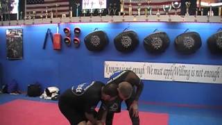 Russian tie to Single leg to X Pass to Knee on Belly