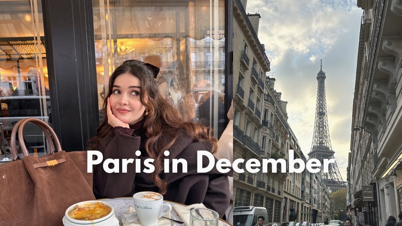 5 Days in Paris 🥐  | Christmas Cafés, Restaurants, Supermarket & Cozy Winter Vibes🇫🇷