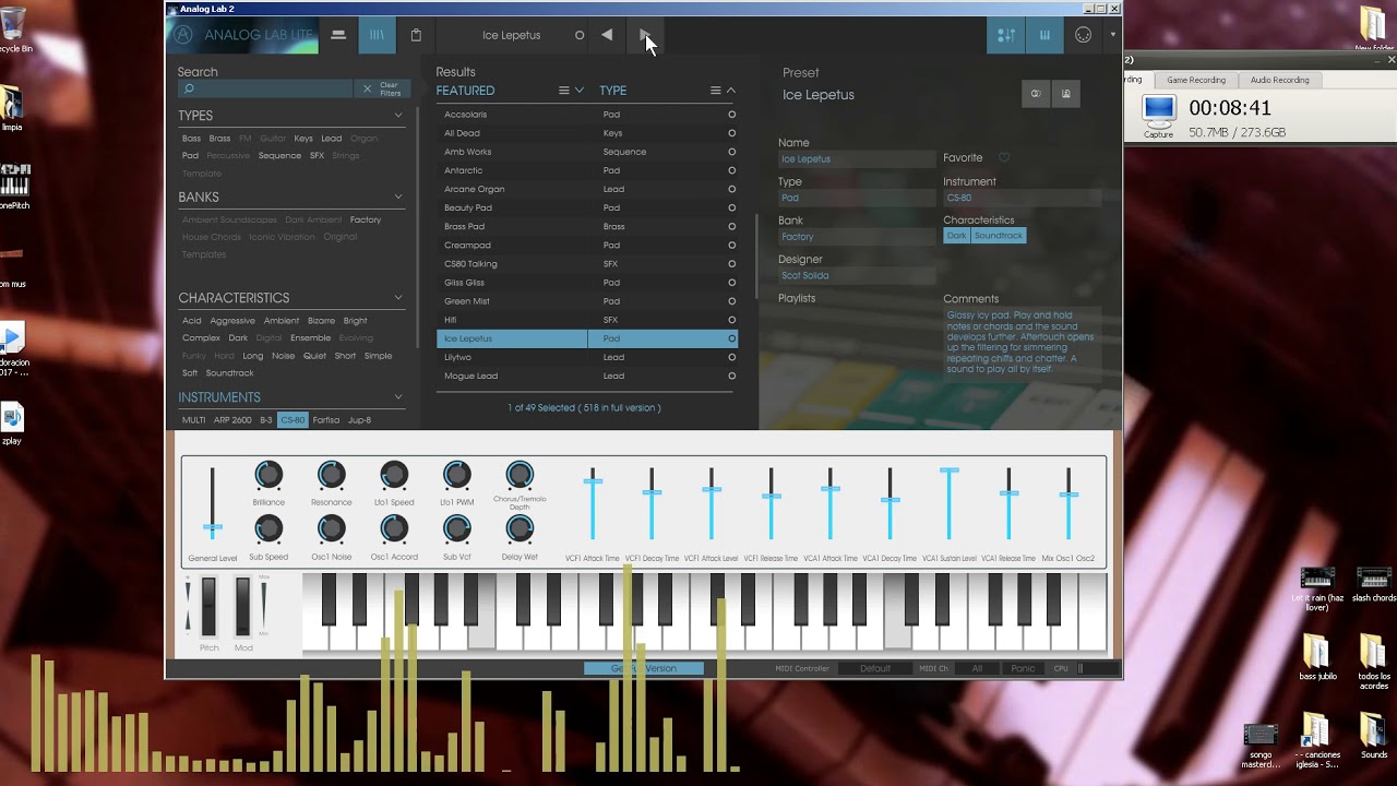 CS80 Analog Lab Lite YouTube