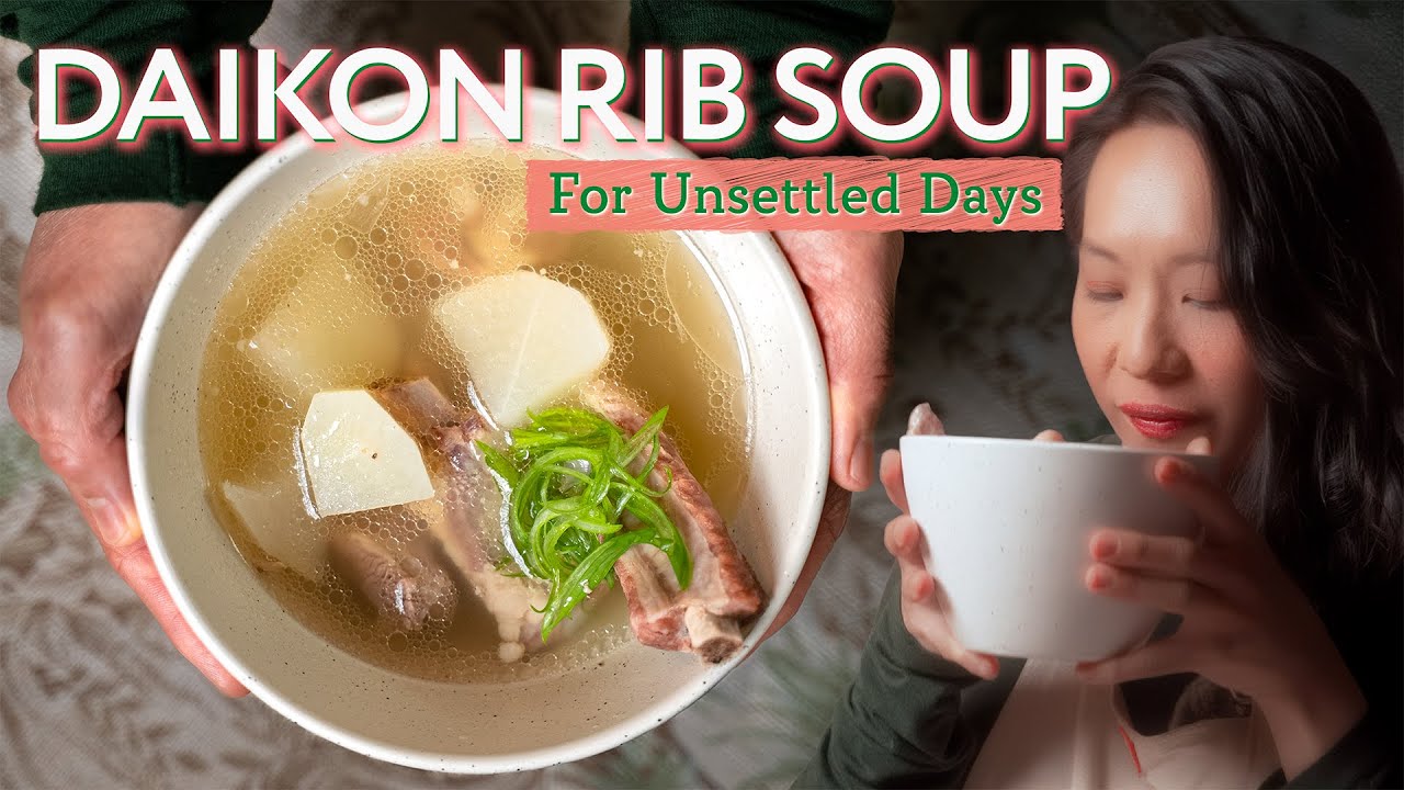 Taiwanese Daikon Pork Rib Soup (Clear Broth Method)