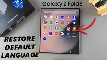 How To Revert To Default Language On Samsung Galaxy Z Fold 6
