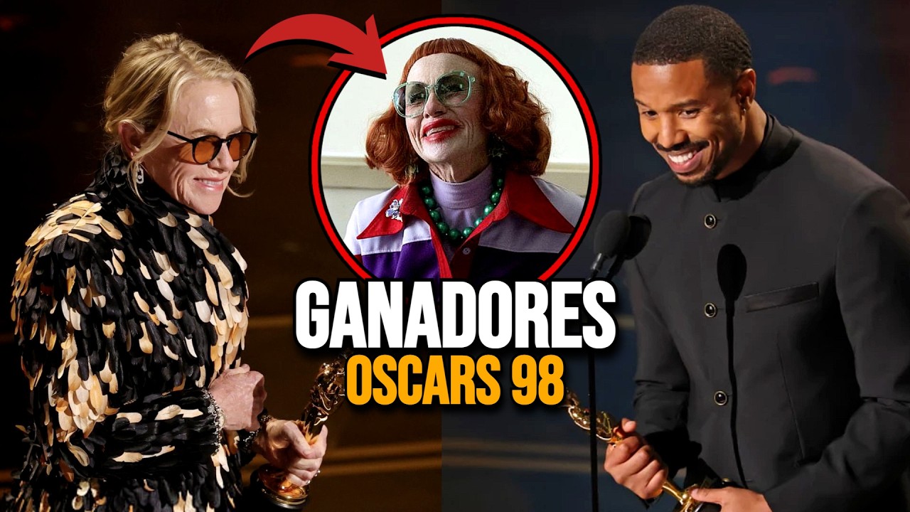 TODOS LOS GANADORES DE LOS OSCARS 2026 (98 Edición) RESUMEN EN 4 MINUTOS
