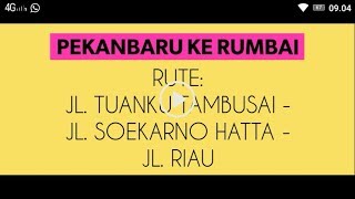 Pekanbaru ke Rumbai rute Jl. Tuanku Tambusai - Jl. Soekarno Hatta - Jl. Riau. Action Camera SK-M10