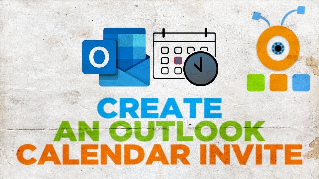How to Create an Outlook Calendar Invite YouTube
