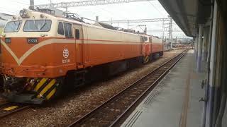 7102次雙機(E318+E338)彰化站開車