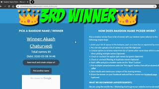 3 ROYAL PASS GIVEAWAYS WINNER RESULT | PUBG MOBILE | TmMagicianYT | #Giveaway #Dynamo #Mortal #Scout