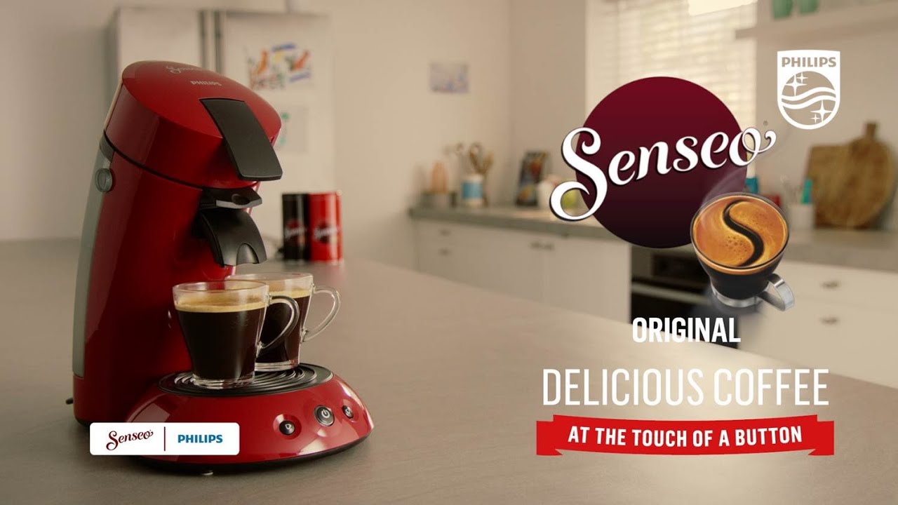 Discover Philips Senseo Original, the Nr. 1 sold SENSEOÃ Â® coffee machine  - Red | Philips | HD7833 - YouTube