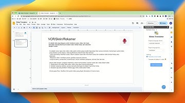 How to quickly translate Google Slides?