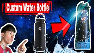 How To Customize Water Bottles / Hydro Flasks(sksksks)
