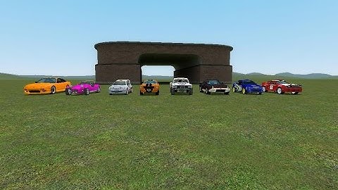 Gmod Scars Mod ~ Super fast cars!