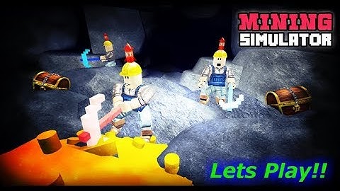 Lets Play! Mining simulator! Roblox!