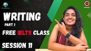 Free IELTS Coaching - Session 11 | Writing - Part 1 | Fly N Study Overseas